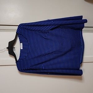 Striped long sleeve top